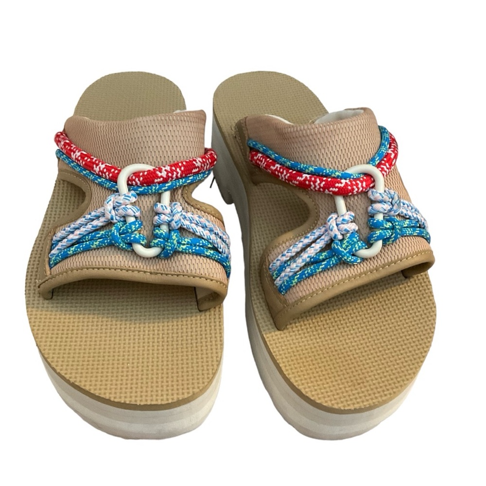Teva - Womens Indio Carabiner Slide Rope Platform Sandal - Picture 2 of 6